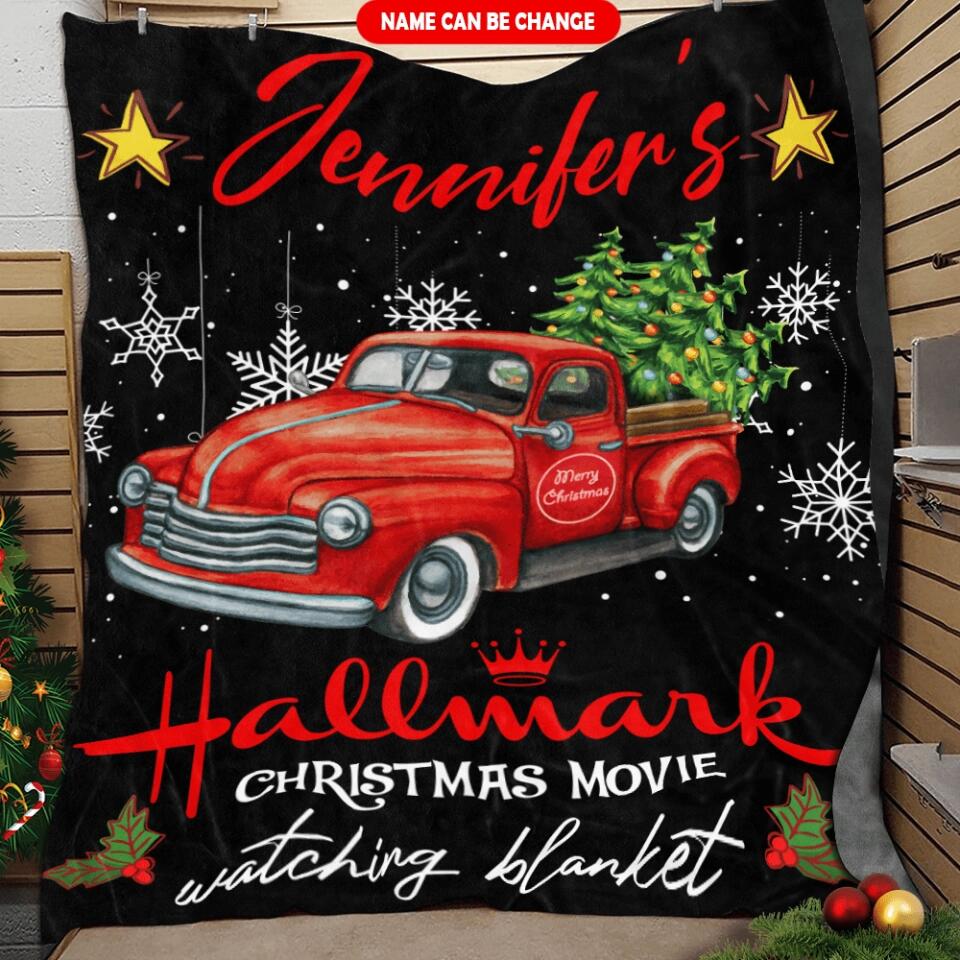 This Is My Hallmark Movie Watching Blanket - Personalized Blanket, Gift For Christmas