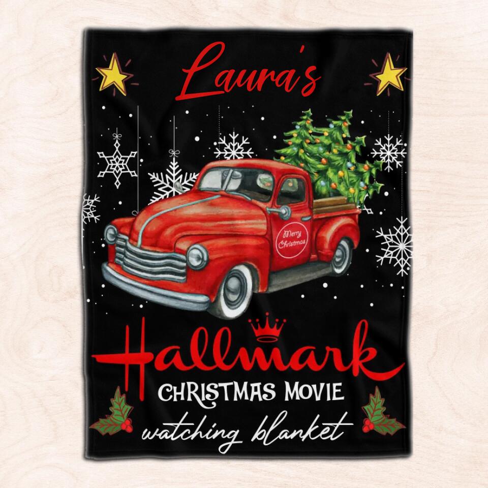 This Is My Hallmark Movie Watching Blanket - Personalized Blanket, Gift For Christmas