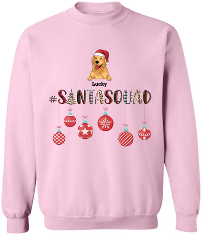 Christmas Dog Santa Squad - Personalized Shirt