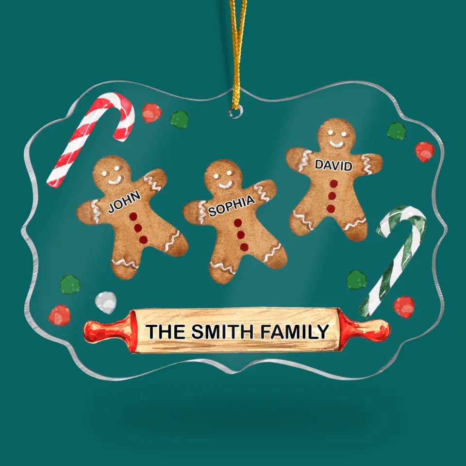 Personalized Ornament - 5 Names, Personalized Christmas Decor, Personalized Family Gifts