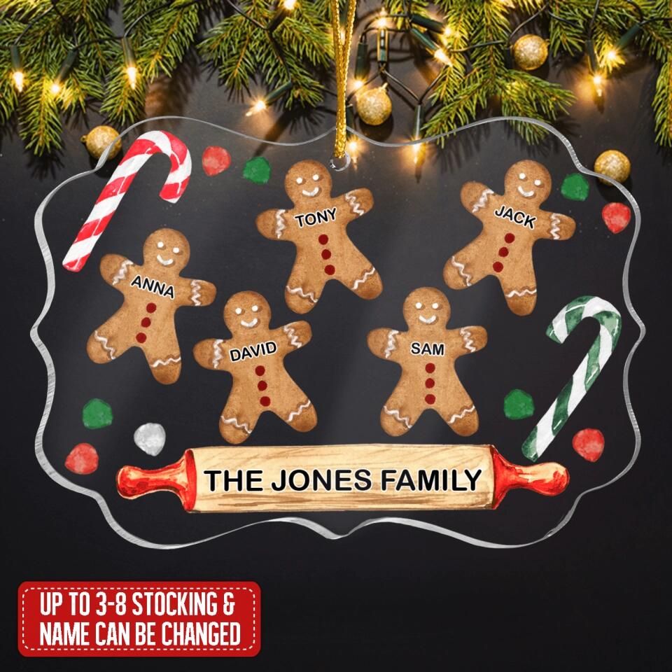 Personalized Ornament - 5 Names, Personalized Christmas Decor, Personalized Family Gifts