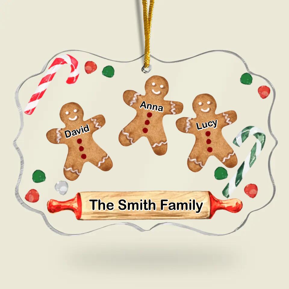 Personalized Ornament - 5 Names, Personalized Christmas Decor, Personalized Family Gifts
