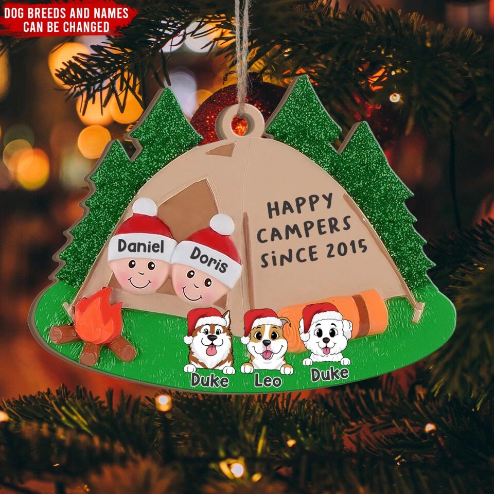 Camping Life - 2022 Custom Camping Ornament - Camping Gift - Personalized Camping Ornament - Tent Camp Gift Camper Ornament
