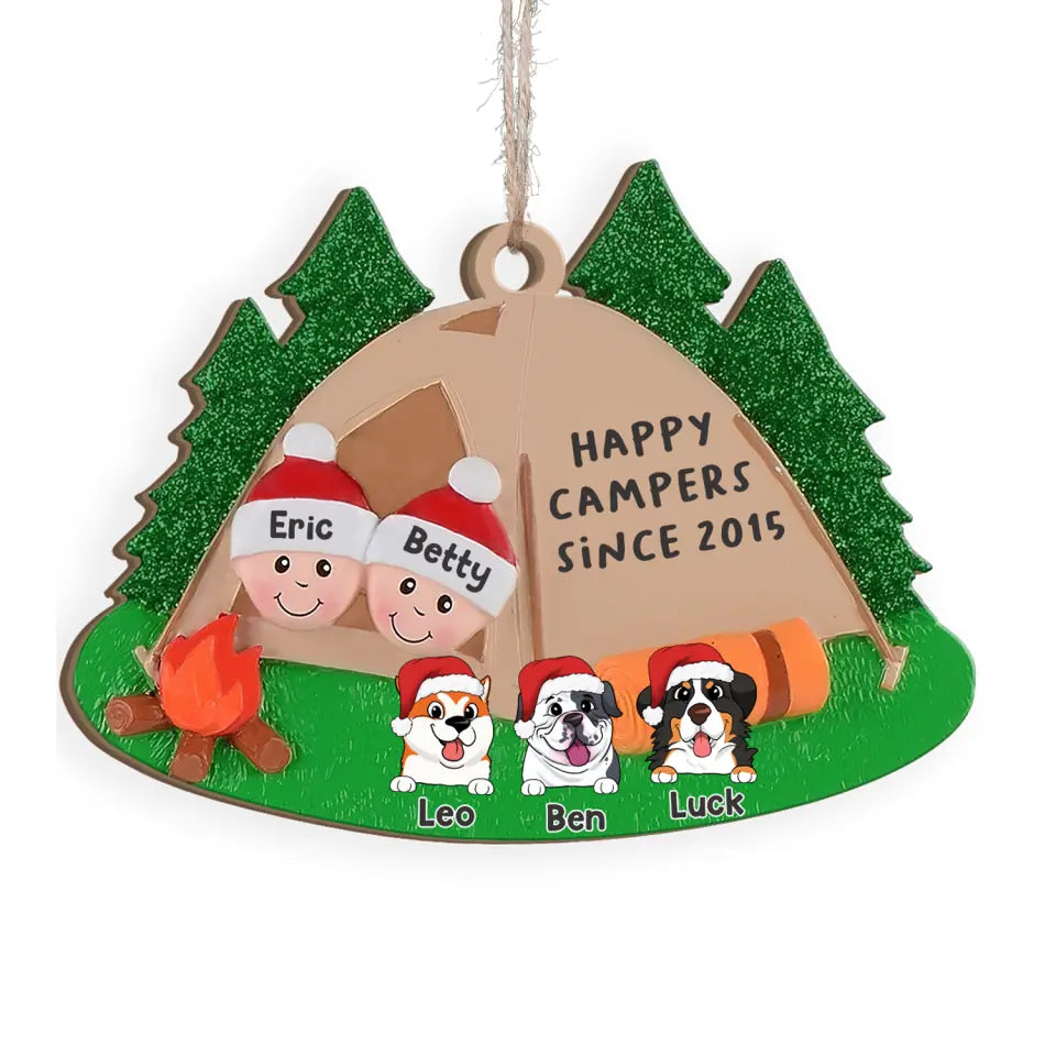 Camping Life - 2022 Custom Camping Ornament - Camping Gift - Personalized Camping Ornament - Tent Camp Gift Camper Ornament