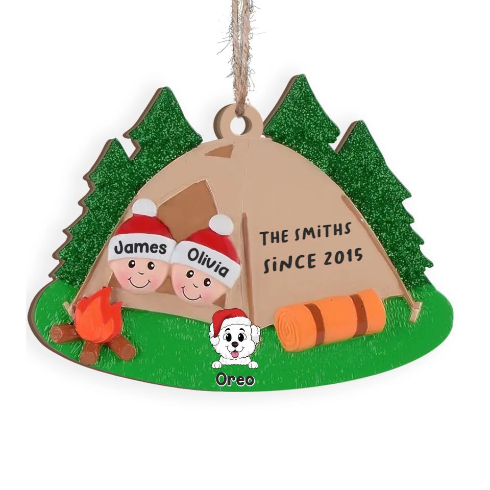 Camping Life - 2022 Custom Camping Ornament - Camping Gift - Personalized Camping Ornament - Tent Camp Gift Camper Ornament