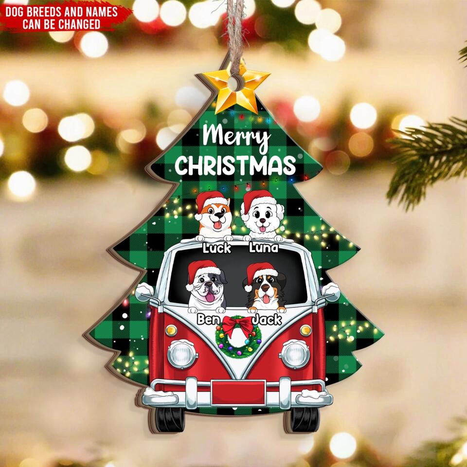 Christmas Tree 2022 Ornaments - Dog Lovers Gift - Dog Mom Gift - Christmas Ornament -  Personalized Dog Ornamert