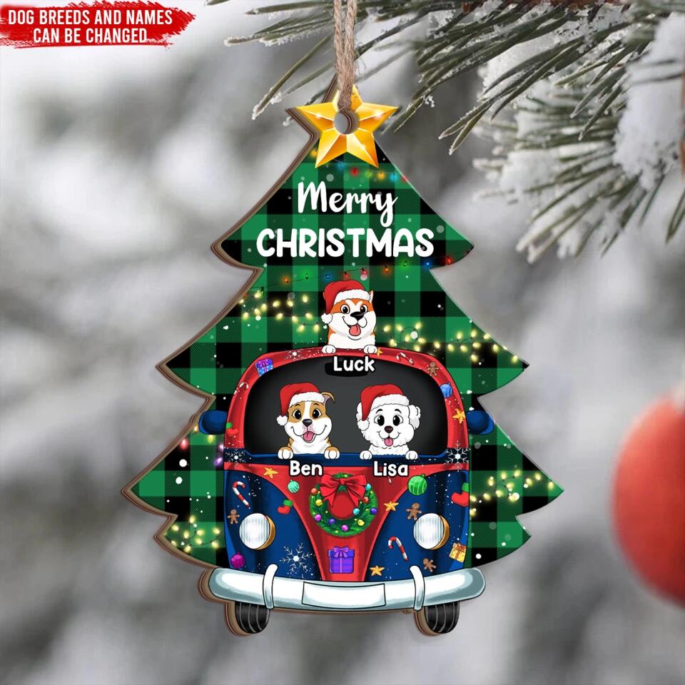 Christmas Tree 2022 Ornaments - Dog Lovers Gift - Dog Mom Gift - Christmas Ornament -  Personalized Dog Ornamert