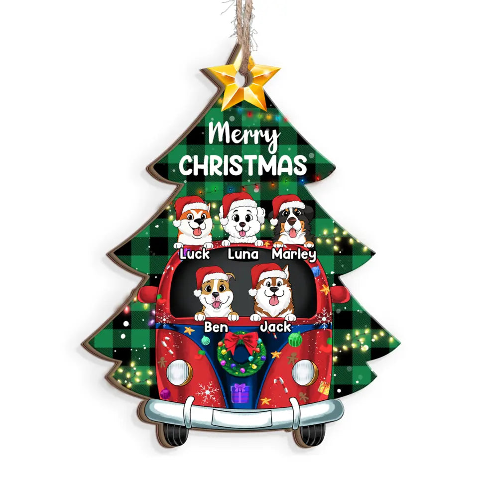 Christmas Tree 2022 Ornaments - Dog Lovers Gift - Dog Mom Gift - Christmas Ornament -  Personalized Dog Ornamert