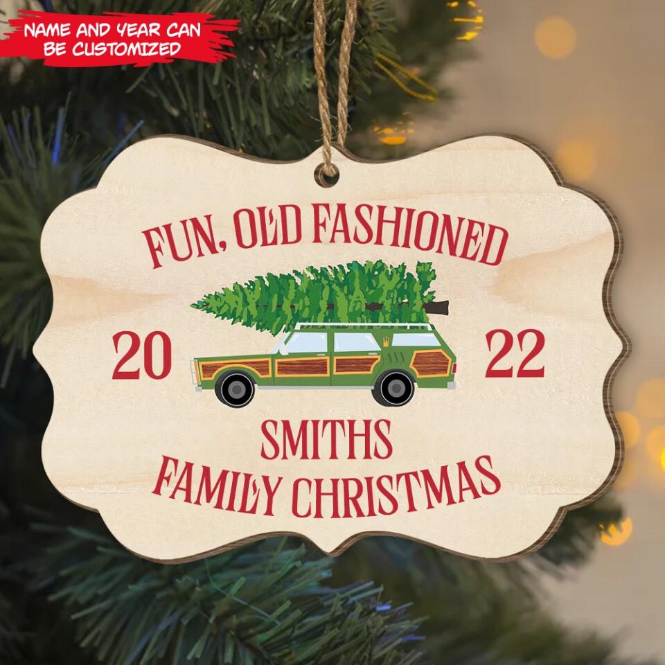 Personalized Christmas Vacation Family Christmas Ornament - Christmas Decor - Family Gifts - Personalized Family Ornament