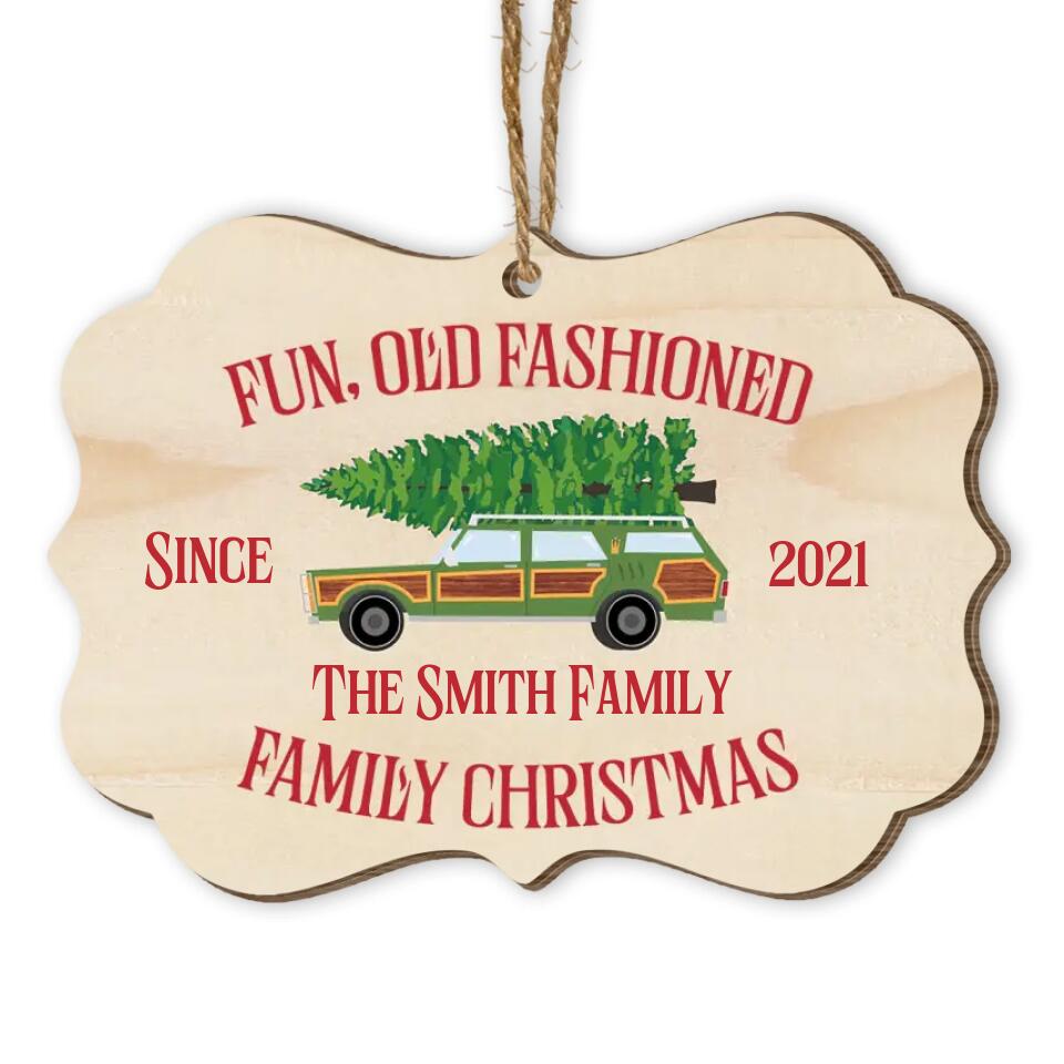 Personalized Christmas Vacation Family Christmas Ornament - Christmas Decor - Family Gifts - Personalized Family Ornament