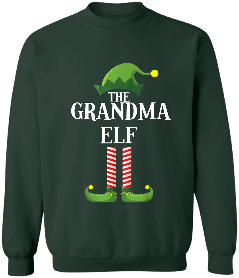 Custom Elf T-Shirt, Funny Elf Shirt, Matching Family Group Christmas Party T-Shirt