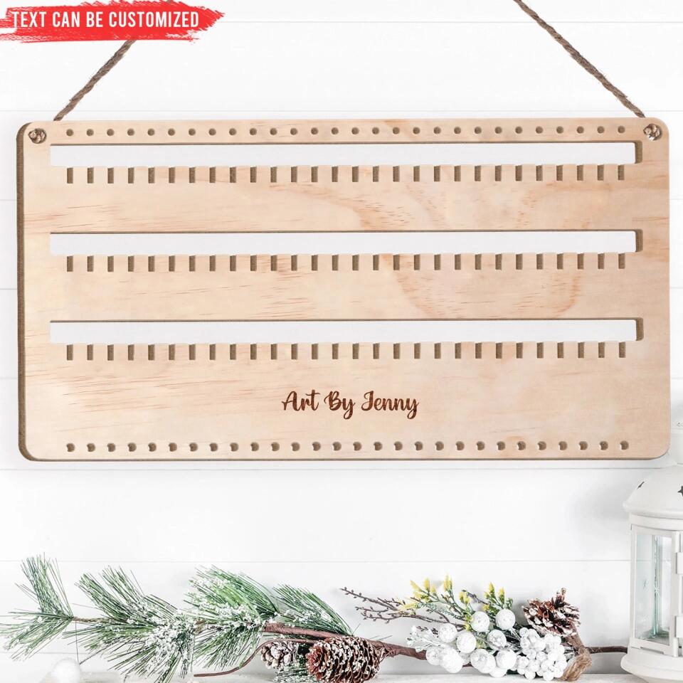 Earring Holder Wall With Name - Gift For Friend - Personalized Gifts - Wall Hanging Earring Holder - Hanging Earring Organizer - Jewelry Display Holder - Personalized Wood Jewelry Organizer