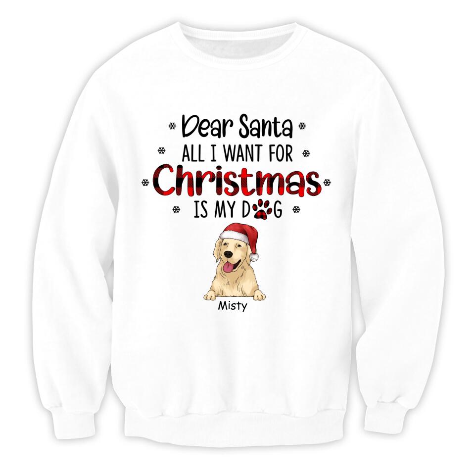 I Believe In Santa Paws - Personalized T-shirt, Gift For Dog Lover