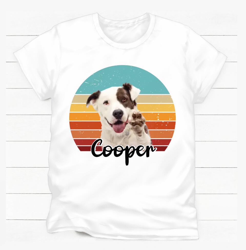 Custom Dog Face Shirt, Custom Dog Shirts, Dog Name Shirt, Dog Photo Shirts, Personalized Dog Shirts
