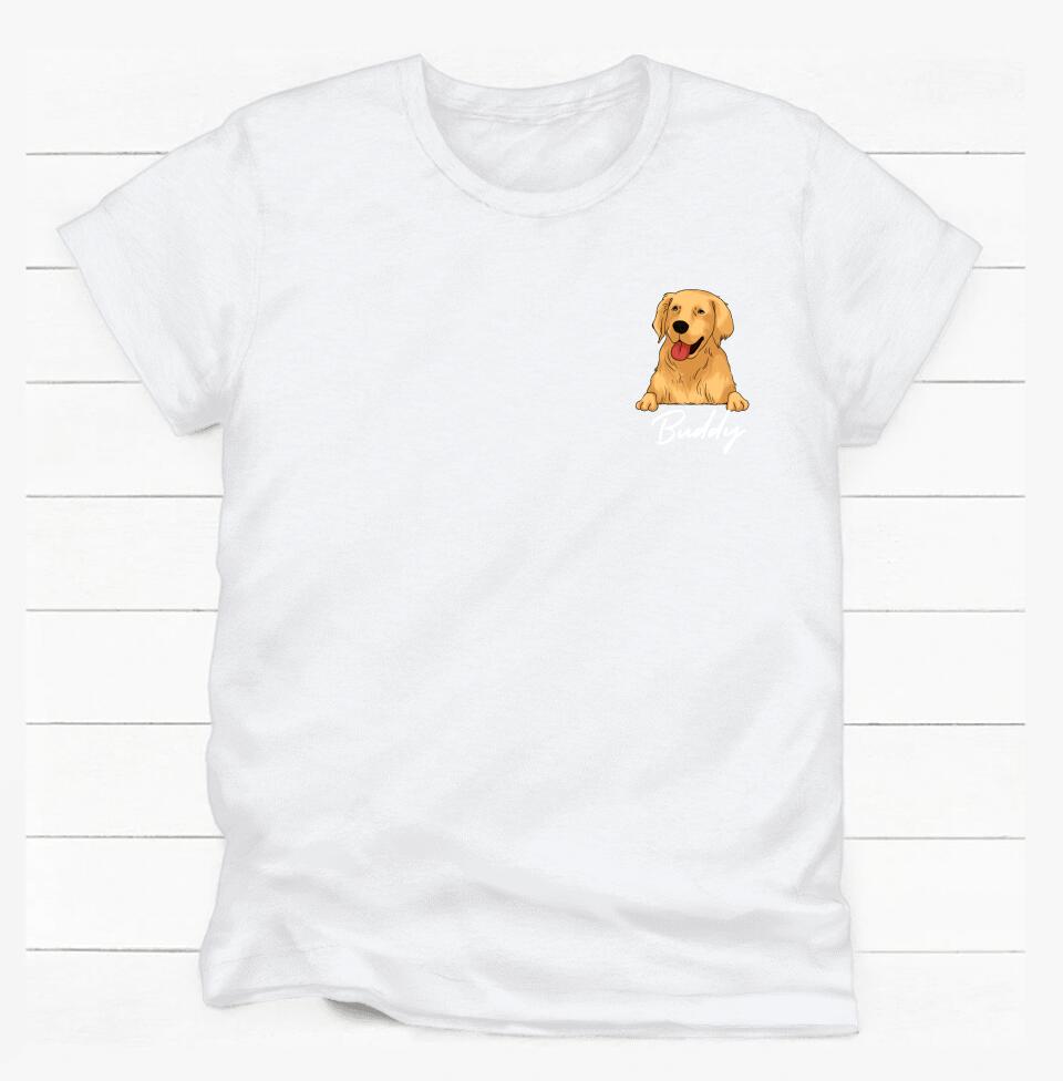 Custom Dog Mom Dog Dad Shirt - Personalized Dog Shirt, Gift For Dog Lovers