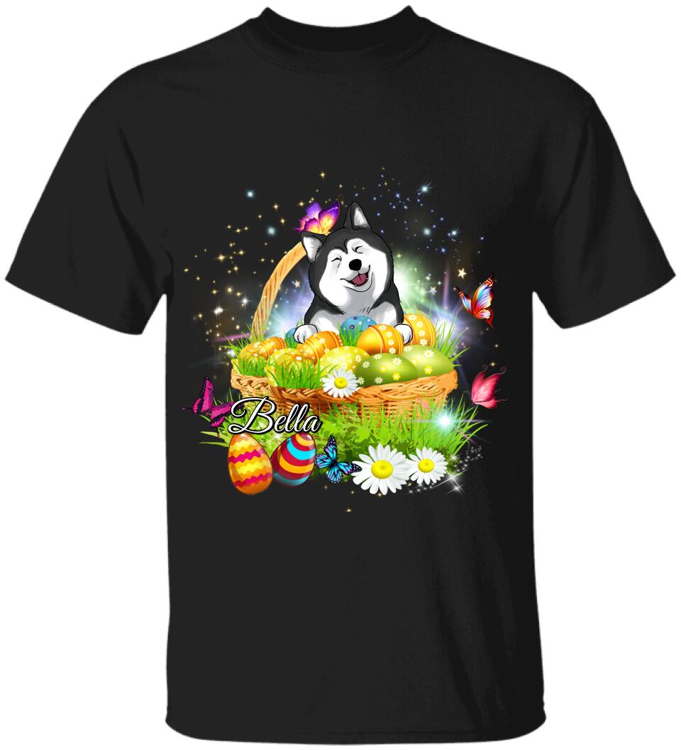 Happy Easter Day - Personalized T-shirt For Dog Lovers