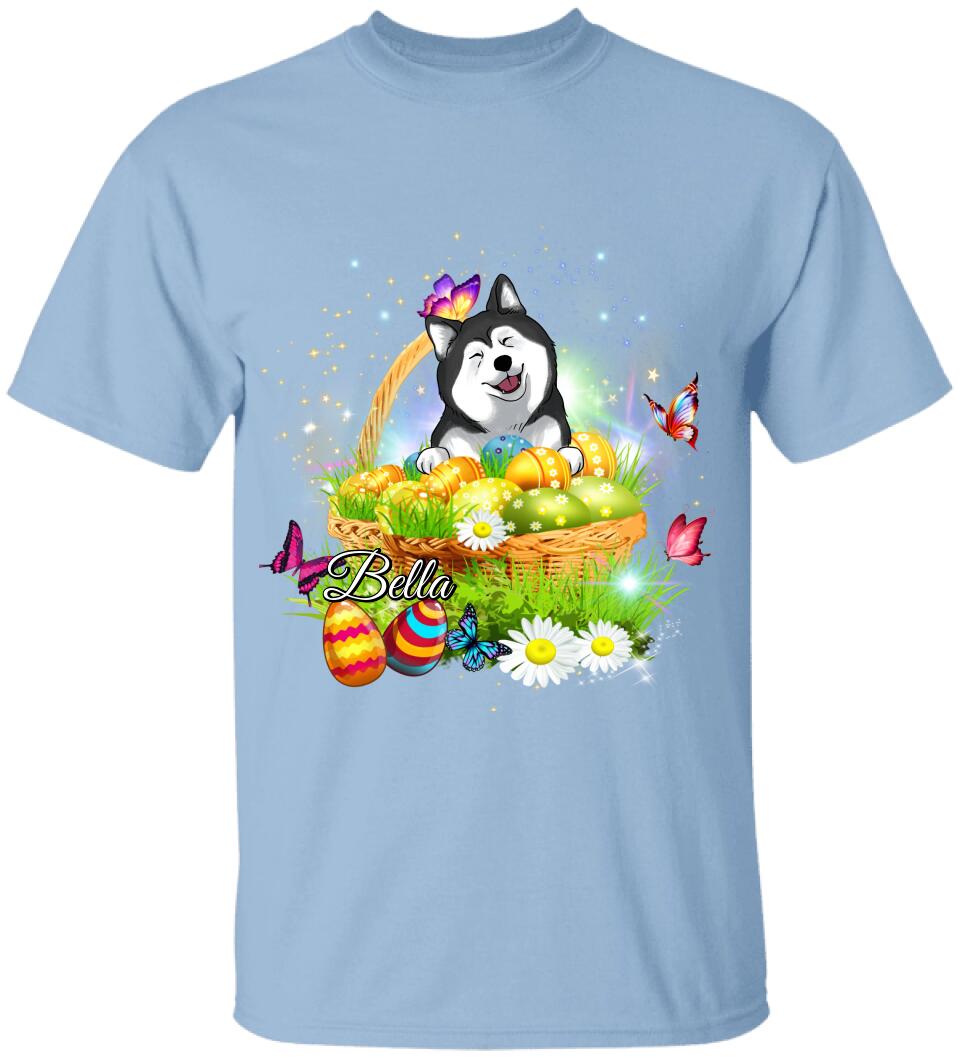 Happy Easter Day - Personalized T-shirt For Dog Lovers