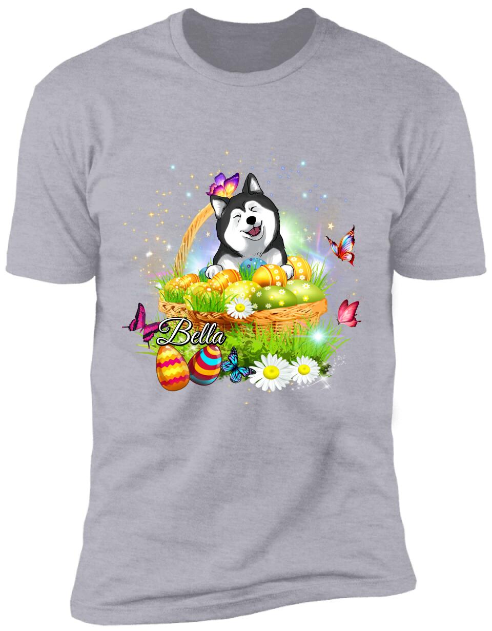 Happy Easter Day - Personalized T-shirt For Dog Lovers