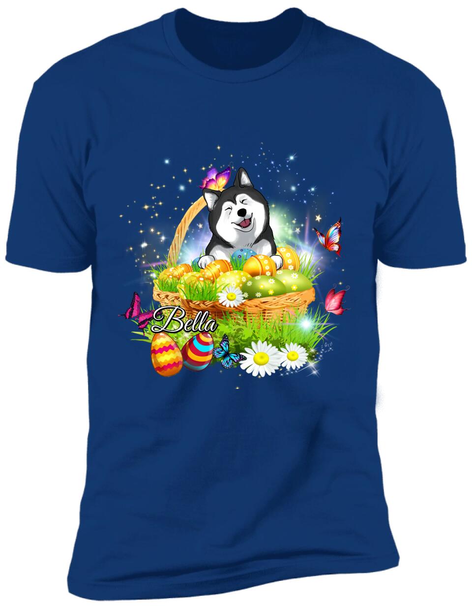 Happy Easter Day - Personalized T-shirt For Dog Lovers