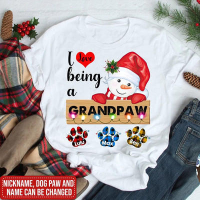 I Love Being A Dog Mom, Dog Mama - Personalized T-shirt, Gift For Dog Lover