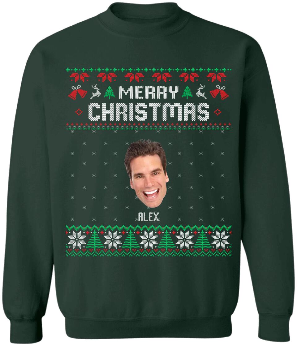 All I Want For Christmas - Personalized T-shirt, Custom Photo, Funny Christmas Shirt