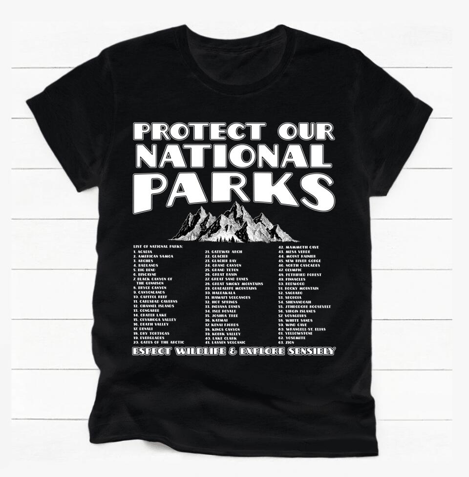 National Parks Crewneck Park Ranger Aesthetic Mountain Sweatshirt Retro Environmental Camping Clothes