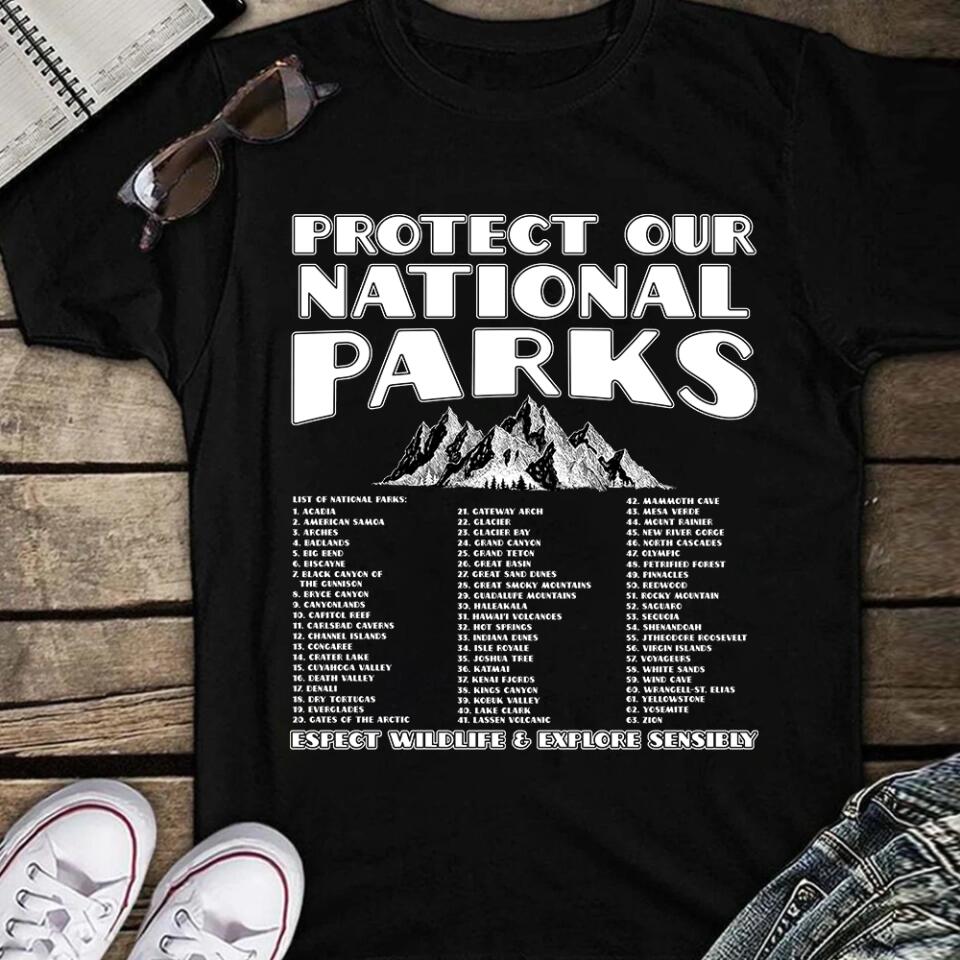 National Parks Crewneck Park Ranger Aesthetic Mountain Sweatshirt Retro Environmental Camping Clothes