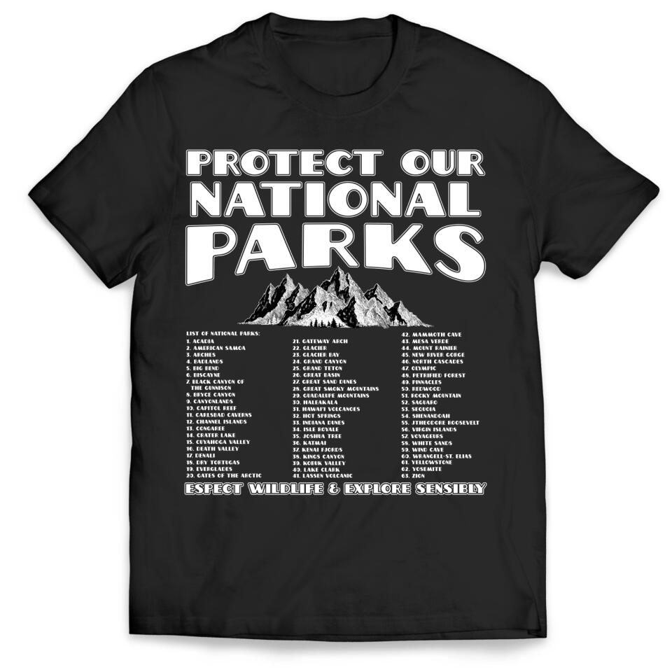 National Parks Crewneck Park Ranger Aesthetic Mountain Sweatshirt Retro Environmental Camping Clothes