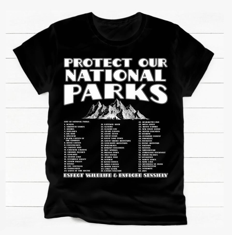 National Parks Crewneck Park Ranger Aesthetic Mountain Sweatshirt Retro Environmental Camping Clothes
