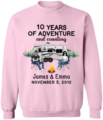 Custom Anniversary Gift For Couple Shirt - Camper Life - Valentines Day Gift - Camping Gift - Gift For Camping Lovers - Personalized Camping Shirt