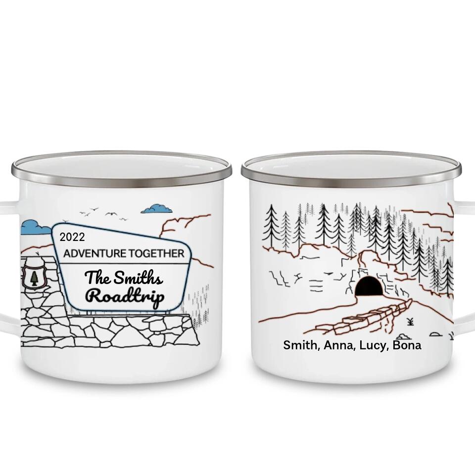 Adventure Together, Family Camping, Personalized Camping Mug, Gift For Camping Lover