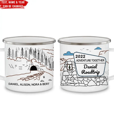 Adventure Together, Family Camping, Personalized Camping Mug, Gift For Camping Lover