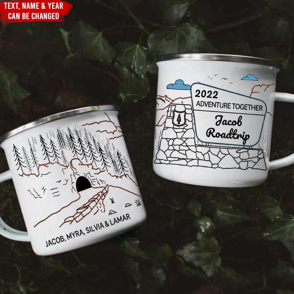 Adventure Together, Family Camping, Personalized Camping Mug, Gift For Camping Lover