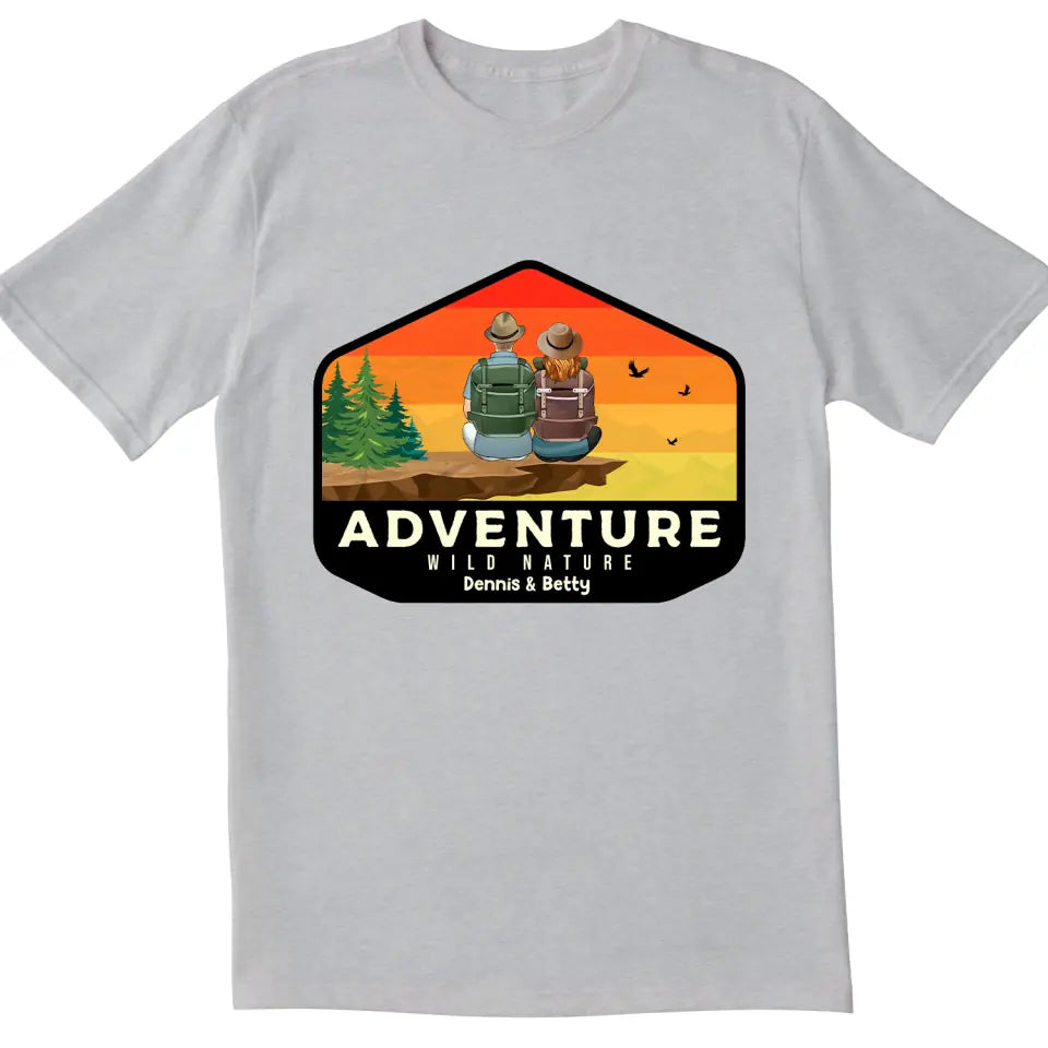 Adventure Wild Nature - Personalized T-Shirt, Gift For Hiking Lover