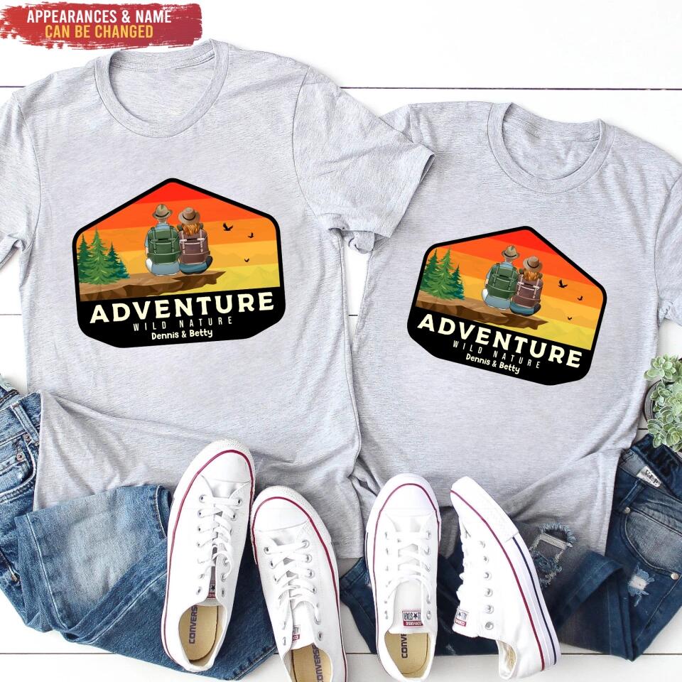 Adventure Wild Nature - Personalized T-Shirt, Gift For Hiking Lover