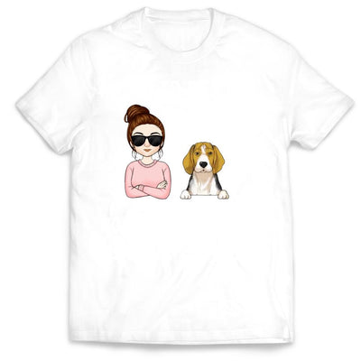 I Used To Be Cool Snack Dealer - Personalized Dog Lovers Shirt - Dog Mom Shirts - Dog Lovers Gift - Fur Mama Shirt