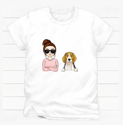 I Used To Be Cool Snack Dealer - Personalized Dog Lovers Shirt - Dog Mom Shirts - Dog Lovers Gift - Fur Mama Shirt