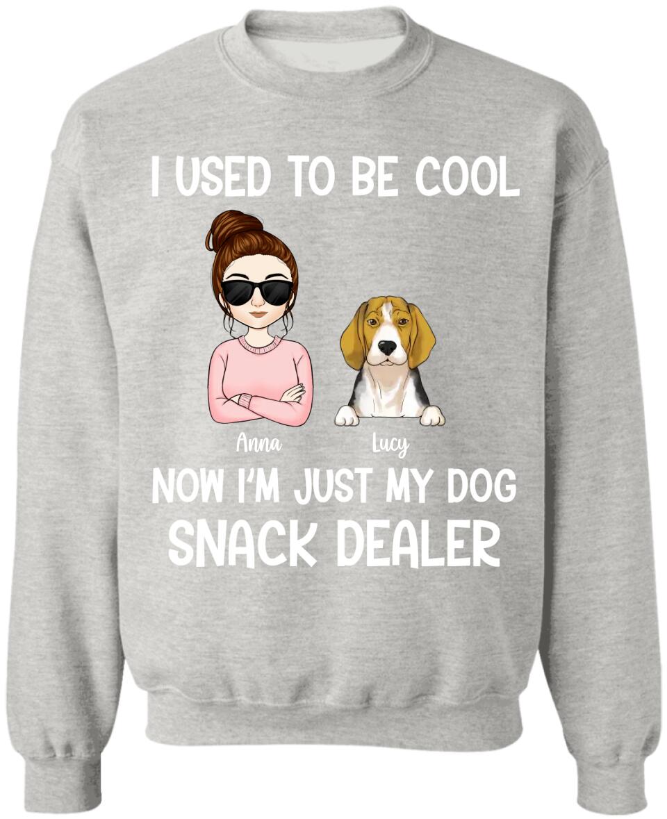 I Used To Be Cool Snack Dealer - Personalized Dog Lovers Shirt - Dog Mom Shirts - Dog Lovers Gift - Fur Mama Shirt