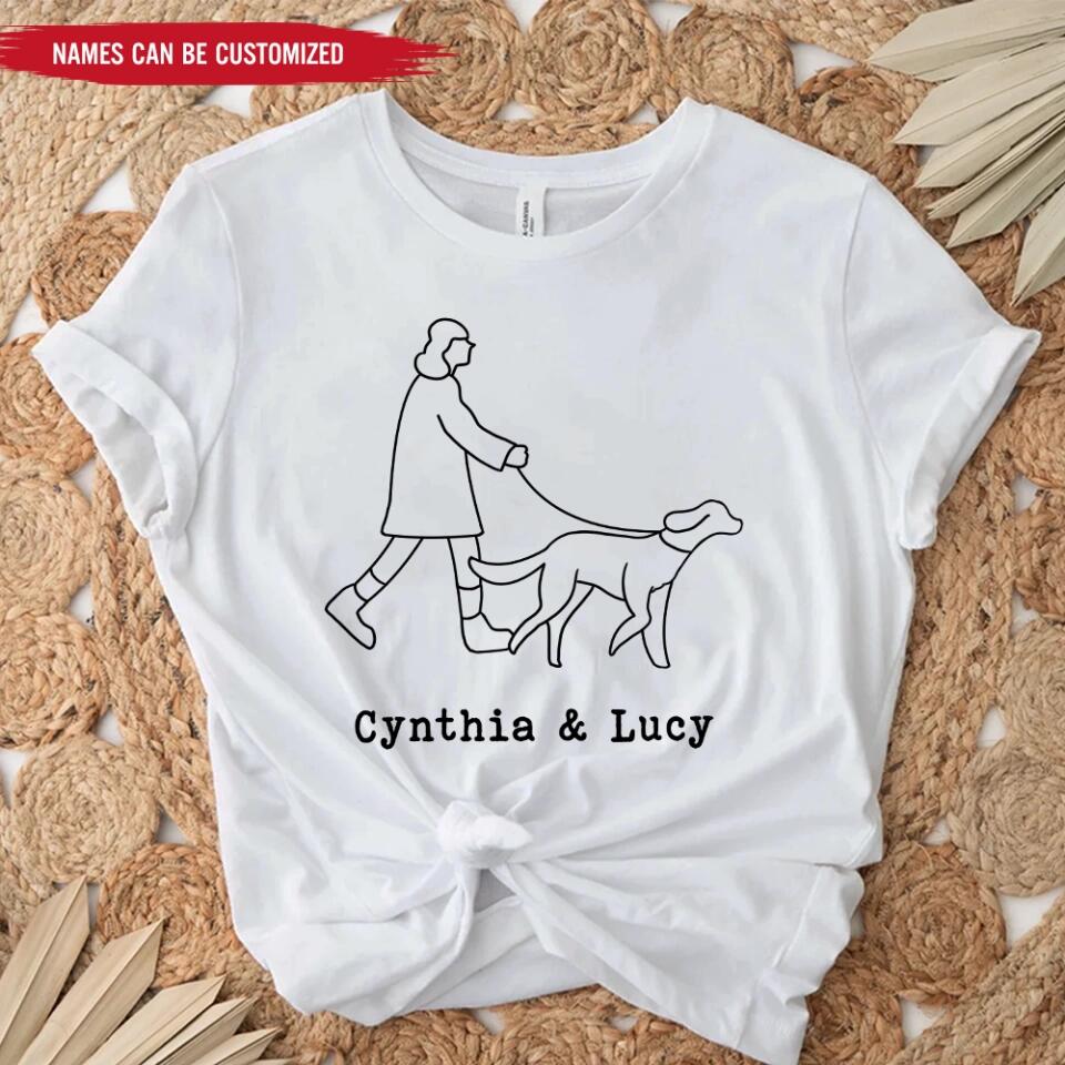 Dog And Owner - Personalized T-shirt, Gift For Dog Lover