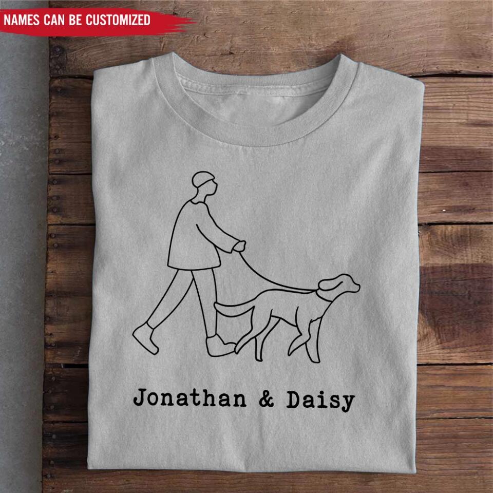 Dog And Owner - Personalized T-shirt, Gift For Dog Lover