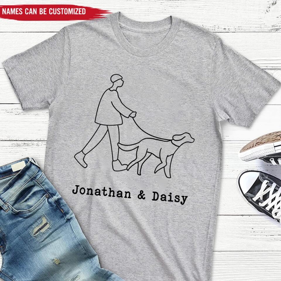 Dog And Owner - Personalized T-shirt, Gift For Dog Lover