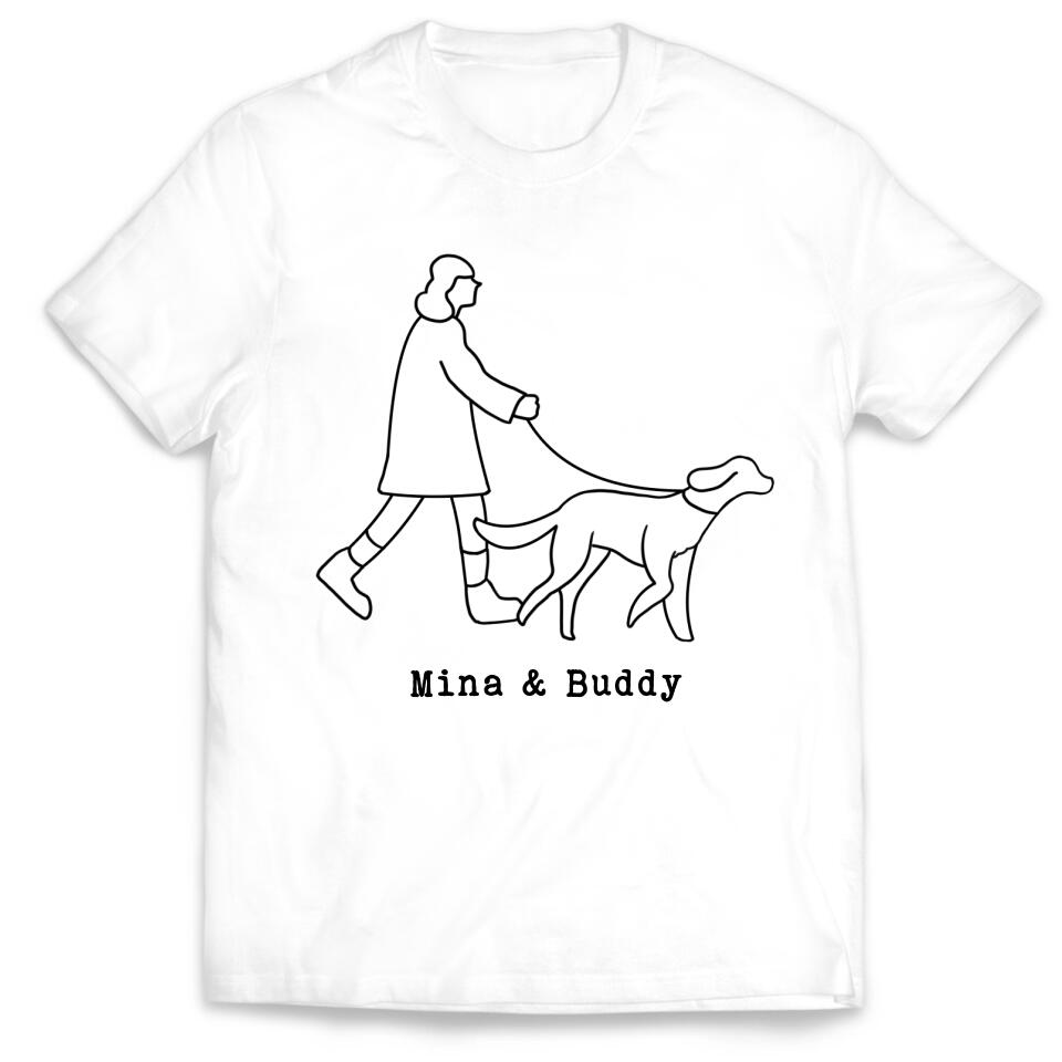 Dog And Owner - Personalized T-shirt, Gift For Dog Lover