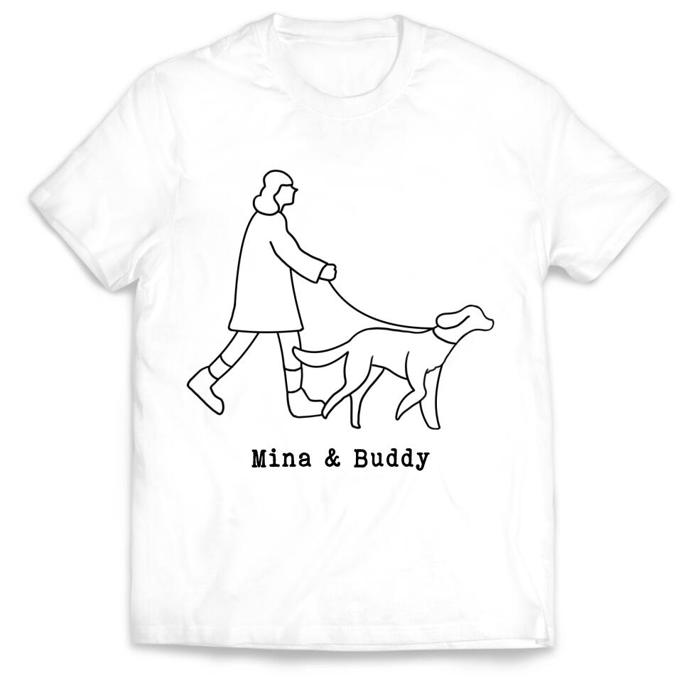 Dog And Owner - Personalized T-shirt, Gift For Dog Lover