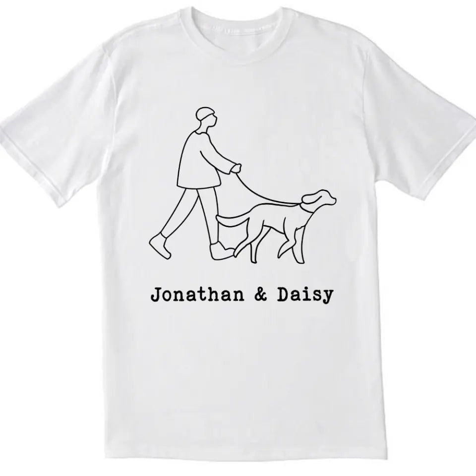 Dog And Owner - Personalized T-shirt, Gift For Dog Lover