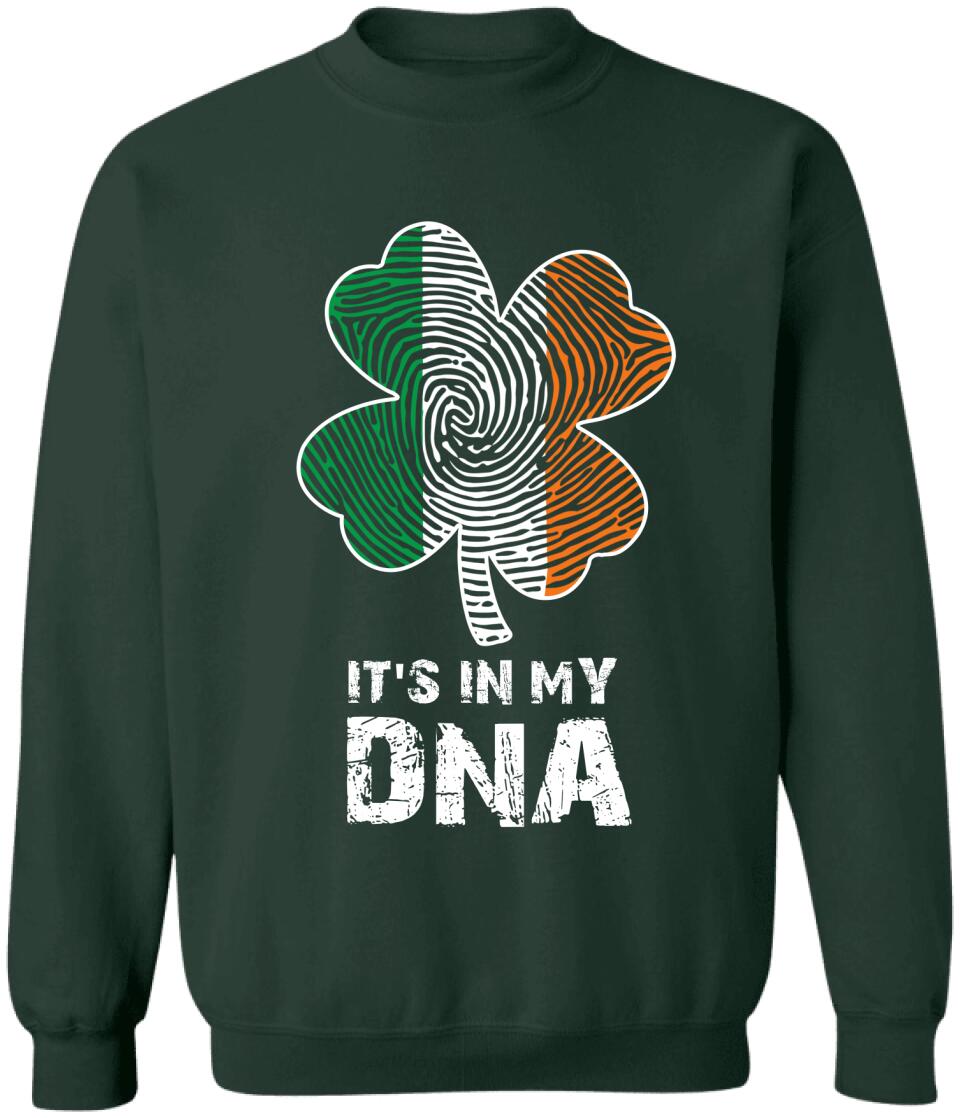 It's In My DNA, Happy St. Patrick Day T-shirt, Lucky Clover Irish Green St Patrick's Day Shamrock Shirt - TS320
