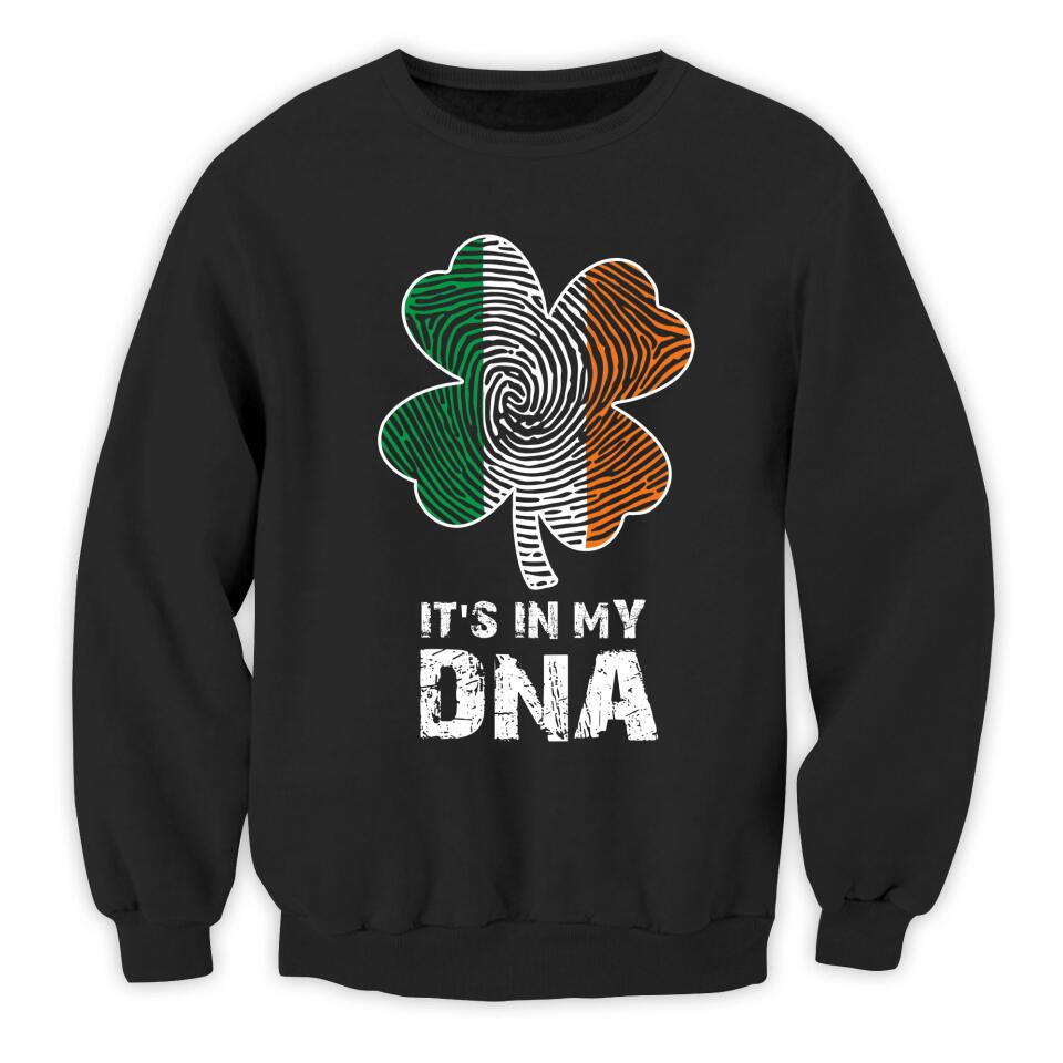 It's In My DNA, Happy St. Patrick Day T-shirt, Lucky Clover Irish Green St Patrick's Day Shamrock Shirt - TS320