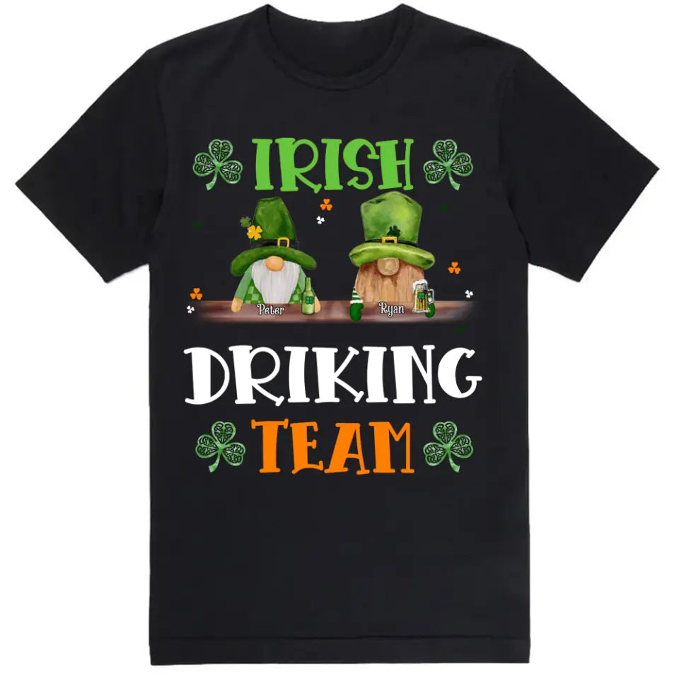 Irish Drinking Team, Happy Patrick's Day - Personalized T-Shirt