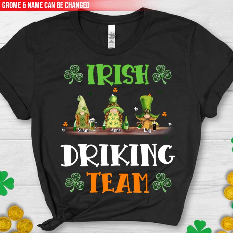 Irish Drinking Team, Happy Patrick's Day - Personalized T-Shirt