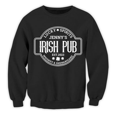 Retro St Patricks Day Shirt - Personalized Irish Pub T-Shirt, Irish Shirt Gifts