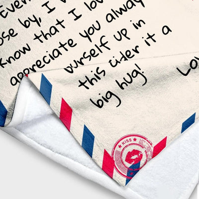 Letter To Mom - Personalized Blanket, Gifts For Mom, Mom Gifts from Daughter, Son